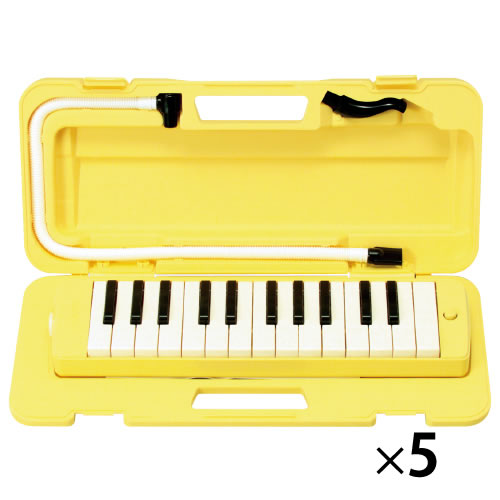 ピアニカ　３２鍵　ピンク　（５台）【返品・交換・キャンセル不可】【イージャパンモール】の通販は 27,549円