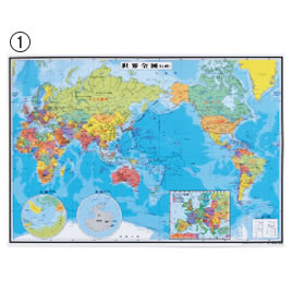 パウチ式世界州別地図　南アメリカ州【返品・交換・キャンセル不可】【イージャパンモール】