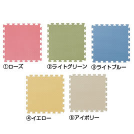 ジョイントクッション１６枚組ライトブルー【返品・交換・キャンセル不可】【イージャパンモール】