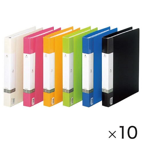 交換式クリヤーブックＡ４Ｓ背３５白１０冊【返品・交換・キャンセル不可】【イージャパンモール】