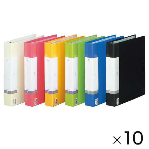 交換式クリヤーブックＡ４Ｓ背５０黄緑１０冊【返品・交換・キャンセル不可】【イージャパンモール】
