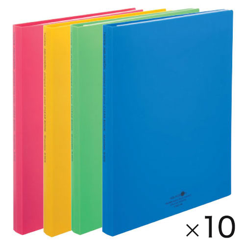 クリヤーブック交換式Ａ４　３０Ｐ赤１０冊【返品・交換・キャンセル不可】【イージャパンモール】