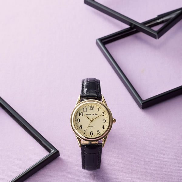 【送料無料】ピエール・カルダン　メンズウォッチ　Ｗ−ＰＣＭ１５２２５ＢＫ　Ｗ−ＰＣＭ１５２２５ＢＫ【ギフト館】