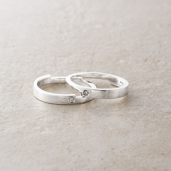 【送料無料】シーアングル　２連ダイヤモンドリング　２５４５Ｒ　２５４５Ｒ【ギフト館】