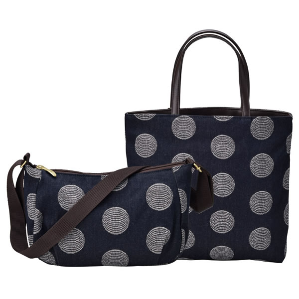 【送料無料】レーヌネイビー　ドット柄バッグセット（ネイビー）　ＲＬＭ−８５＋６５　ＲＬＭ−８５＋６５【ギフト館】の通販は 16,500円