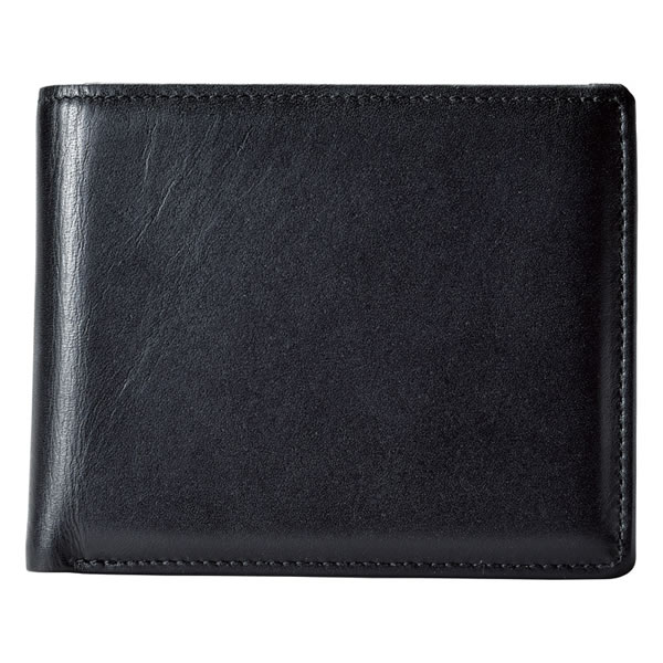 【送料無料】日本製牛革中べら付き札入れ（ブラック）　Ｋ１８−２４２　Ｋ１８−２４２【ギフト館】の通販は 16,500円