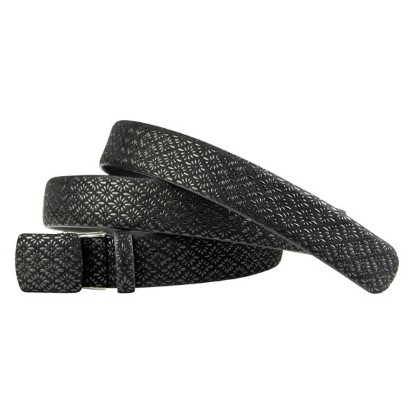 【送料無料】印伝紳士ベルト（ブラック）　ＤＲＢ１０１　ＤＲＢ１０１【ギフト館】の通販は