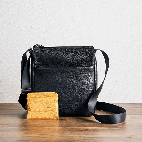 【送料無料】良品工房　牛革ショルダーバッグ＆財布セット　Ｂ１１４−２９　Ｂ１１４−２９【ギフト館】の通販は