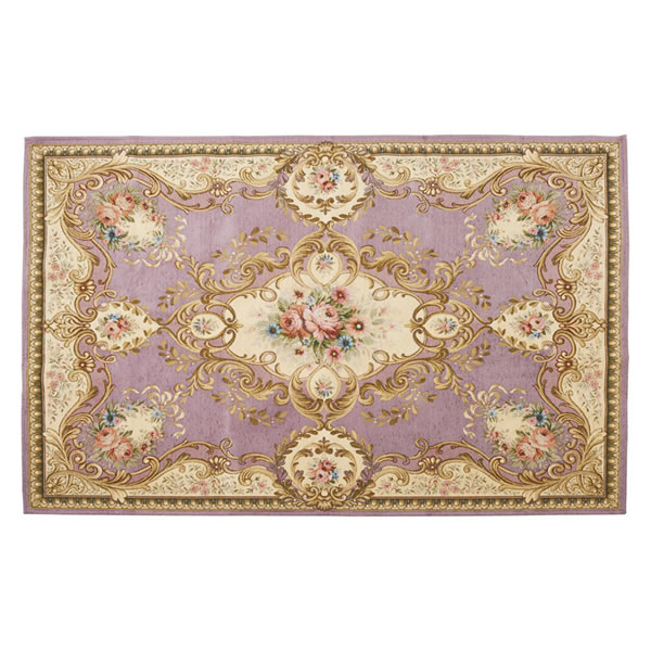 Y2894 中国緞通 シルク100% 手織り150段 大判 166×236㎝ 120段 中国