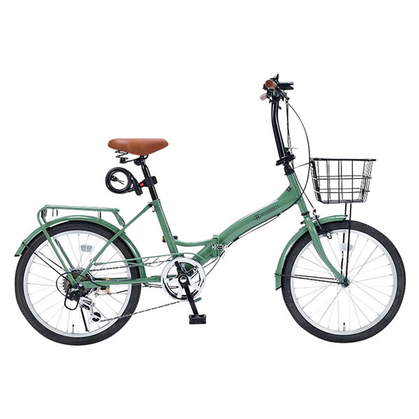 【送料無料】マイパラス　２０インチ折畳自転車（６段ギア付）　ＭＦ２０９ＬＧ　ＭＦ２０９ＬＧ【ギフト館】
