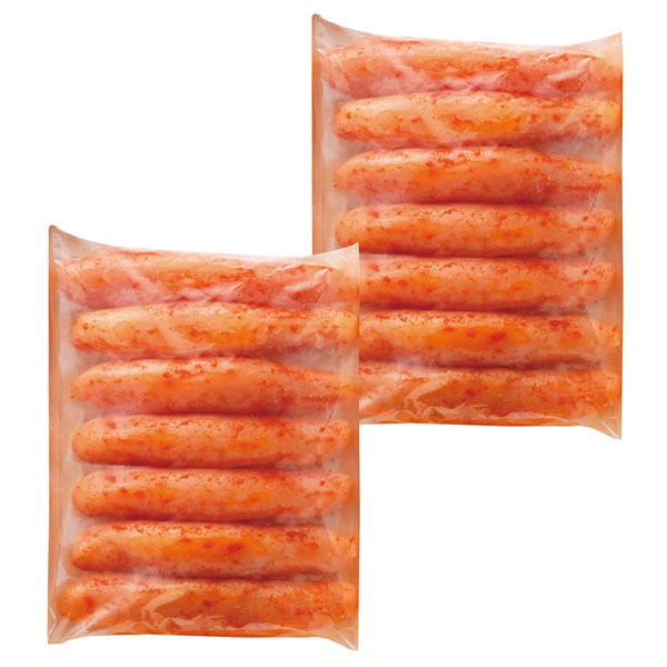 【送料無料】博多紀久屋　無着色辛子明太子３２０ｇ×２　　２３−ＣＫ−６４０Ｇ【ギフト館】