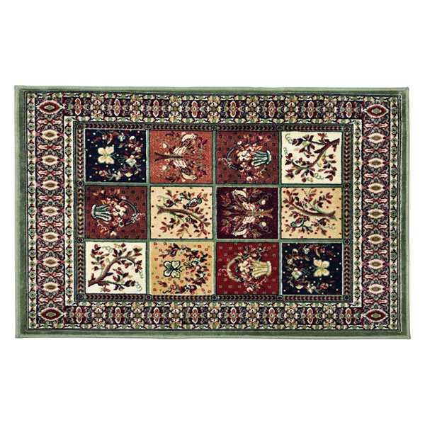 【送料無料】ベルギー製多色織シルクタッチマット　　ＭＡＮＤＡＬＡＹ／６０９０【ギフト館】