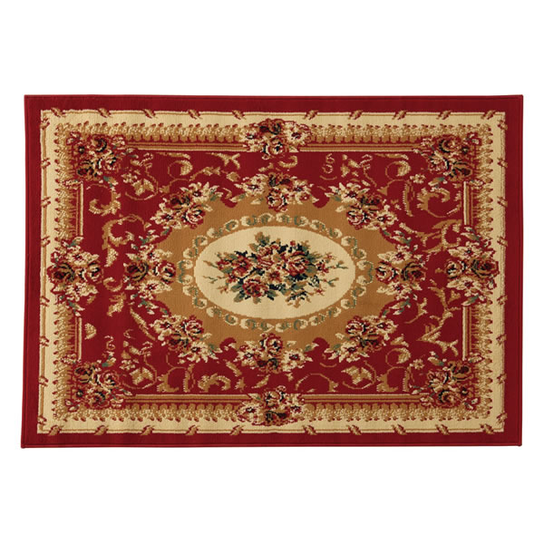 【送料無料】ウィルトン織カーペット　レッド　９６１／１００１４０ＲＤ【ギフト館】