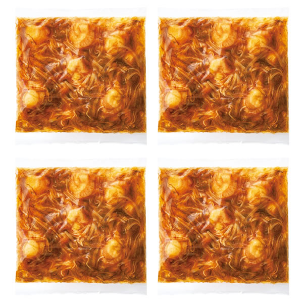 【送料無料】博多紀久屋　ほたて入り明太松前２２０ｇ×４　　ＨＩＭ−８８０Ｇ【ギフト館】