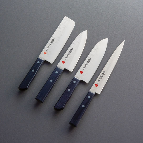 【送料無料】濃州孫六作　古流梨地包丁４点セット　　２００Ｋ【ギフト館】