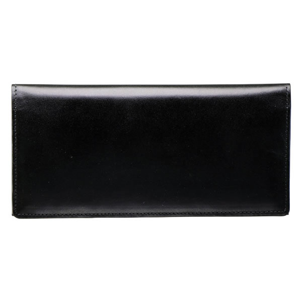 【送料無料】手塗りオイルレザー　ササマチ長財布　ブラック　８１６０−０１【ギフト館】