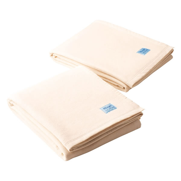 【送料無料】ｍａｙｕあらう　洗えるシルク混毛布（毛羽部分）２Ｐ　　ＷＡＳ４６３００【ギフト館】