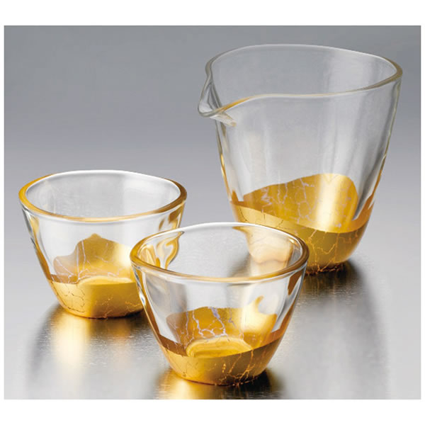 【送料無料】箔一　貫入酒器セット　Ａ１６１−０３０２３【ギフト館】