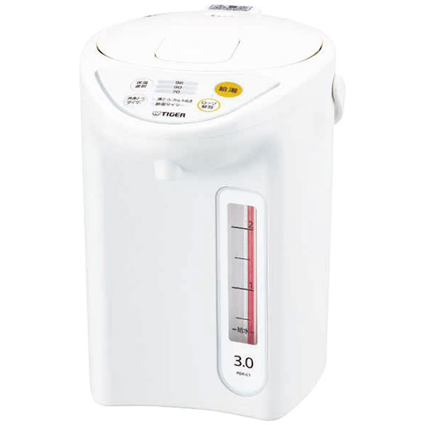 【送料無料】タイガー魔法瓶　マイコン電動ポット３ｌ　ＰＤＲ−Ｇ３０１Ｗ【ギフト館】