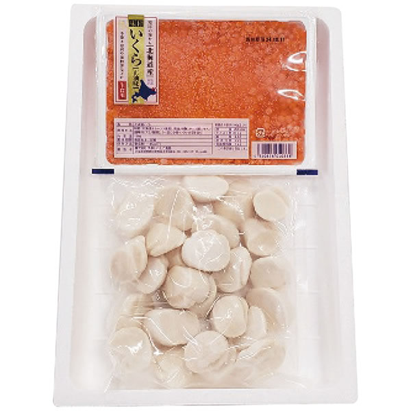 【送料無料】網走水産　北海道産　いくら・ほたてセット　ＡＰ−９５７【ギフト館】