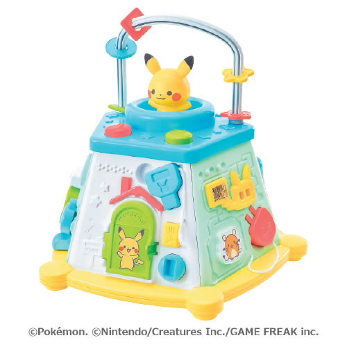 モンポケ　ピカチュウのてあそびボックス【返品・交換・キャンセル不可】【イージャパンモール】