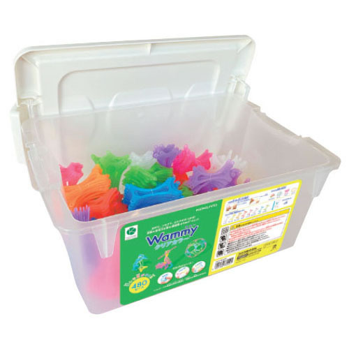 小物入れ ワミー クリアカラーBOX480【返品・交換・キャンセル不可