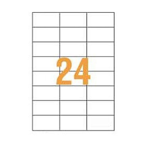 PPCタックラベル B4判 85.7×45.5mm(24片入) 1箱(100シート)の通販はその他文房具・事務用品