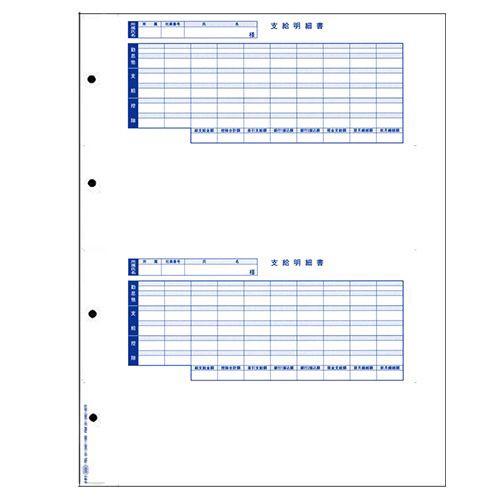 【送料無料】【個人宅届け不可】【法人（会社・企業）様限定】単票封筒用支給明細書 B4タテ 1箱(300枚)の通販は 9,730円