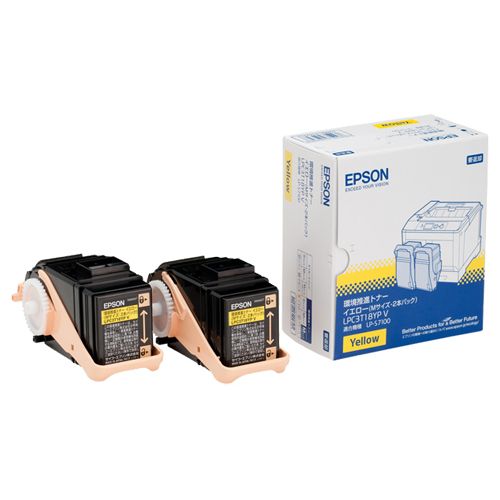 環境推進トナー イエロー Mサイズ LPC3T18YPV 1箱(2個)の通販は