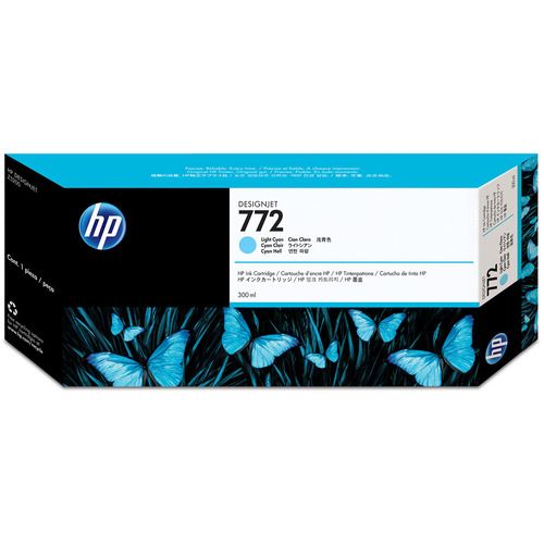 HP772　インクカートリッジ　ライトシアン　300mL　顔料系　CN632A　1個