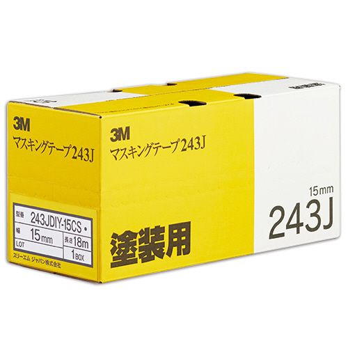 【送料無料】【個人宅届け不可】【法人（会社・企業）様限定】スコッチ　マスキングテープ　243J塗装用　15mm×18m　... 5,364円
