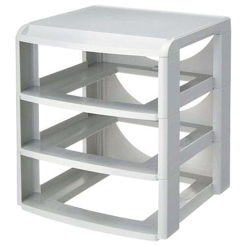 【送料無料】【個人宅届け不可】【法人（会社・企業）様限定】レタートレーラック グレー 1個の通販は 8,296円