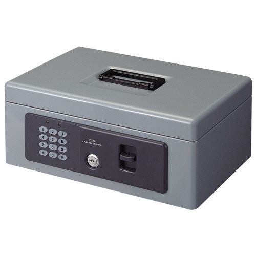 電子ロック　手提金庫　B5(Sサイズ)　グレー　1台