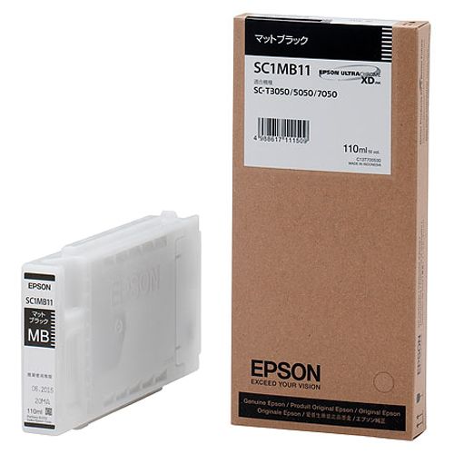 インクカートリッジ マットブラック 110mL SC1MB11 1個