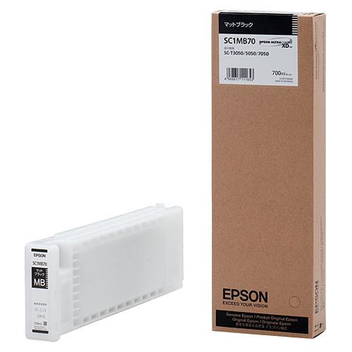 EPSON インクカートリッジ マットブラック 700ml SC1MB70 1個