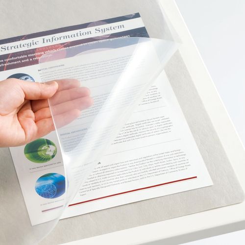 【送料無料】【個人宅届け不可】【法人（会社・企業）様限定】再生透明オレフィンデスクマット シングル 1390×690mm 1枚の通販は 6,703円