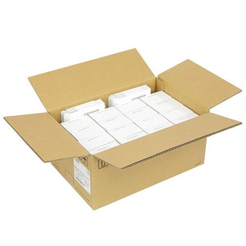 名刺　両面マットコート　シルクホワイト　徳用箱　1セット(8000枚:250枚×32パック)