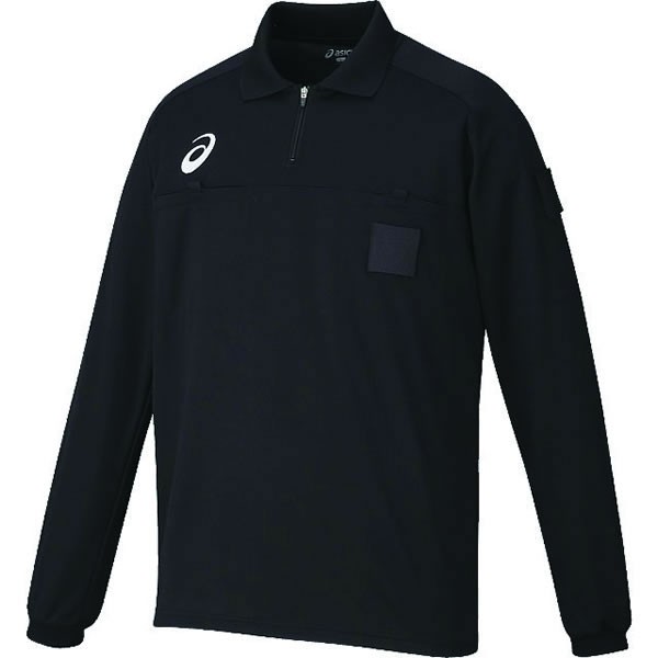 アシックス asics REFEREESHIRTSLS ブラック L【イージャパンモール