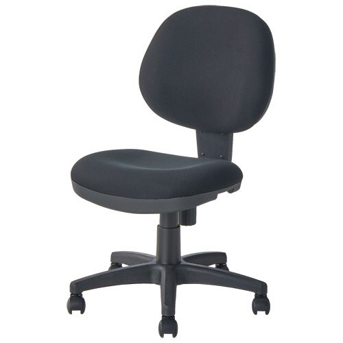 【送料無料】【個人宅届け不可】【法人（会社・企業）様限定】ナカバヤシ らくらくチェア 肘なし ブラック 1脚【イージャパ...の通販は