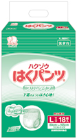 ハクゾウはくパンツ　スリム　L　18P　（１８枚×６袋）【在宅看護・介護用品館】の通販は