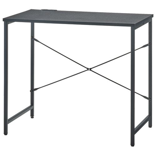 【送料無料】【個人宅届け不可】【法人（会社・企業）様限定】シンプルデスク コンセント付 幅800mm ブラック/サンドブ...の通販は 7,964円