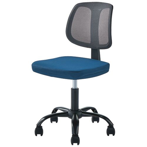 【送料無料】【個人宅届け不可】【法人（会社・企業）様限定】不二貿易 オフィスチェア ライカ 肘なし ダークグレー 1脚【...の通販は 6,944円