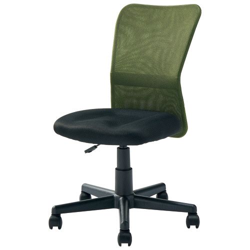 【送料無料】【個人宅届け不可】【法人（会社・企業）様限定】らくらくメッシュチェア 肘なし オリーブ 1脚【イージャパンモール】の通販は