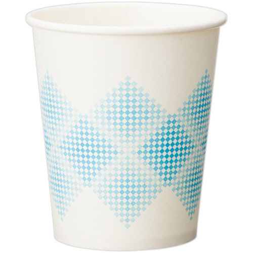 うがい用紙コップ　アーガイル　150mL(5オンス)　1ケース(3000個)