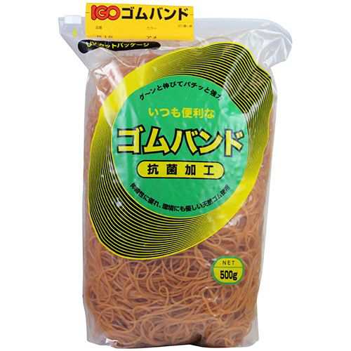 IGO ゴムバンド #18 アメ色 500g 1袋