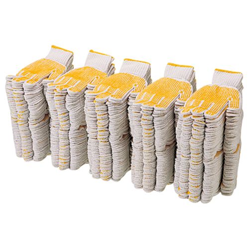 すべり止め軍手　1セット(120双:12双×10パック)