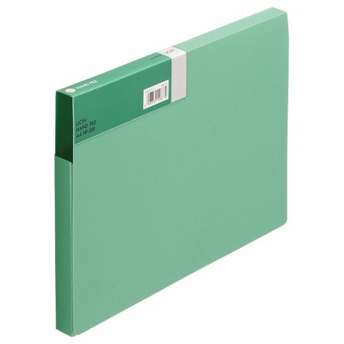 【送料無料】【個人宅届け不可】【法人（会社・企業）様限定】ハンドファイル A4 背幅20mm モスグリーン 1セット(10冊)の通販は 7,440円