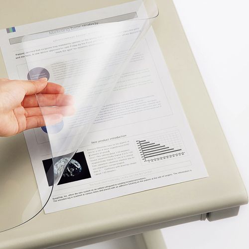 【送料無料】【個人宅届け不可】【法人（会社・企業）様限定】PVCデスクマット 薄型エコノミー シングル 900×600m...の通販は 20,253円