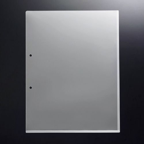 【送料無料】【個人宅届け不可】【法人（会社・企業）様限定】2穴ホルダー マチ付 A4タテ クリア 1セット(100枚:1...の通販は 5,311円