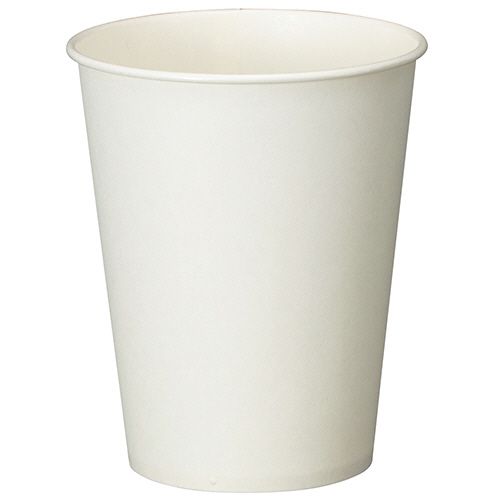紙コップ　ホワイト　275ml(9オンス)　1セット(2500個:100個×25パック)